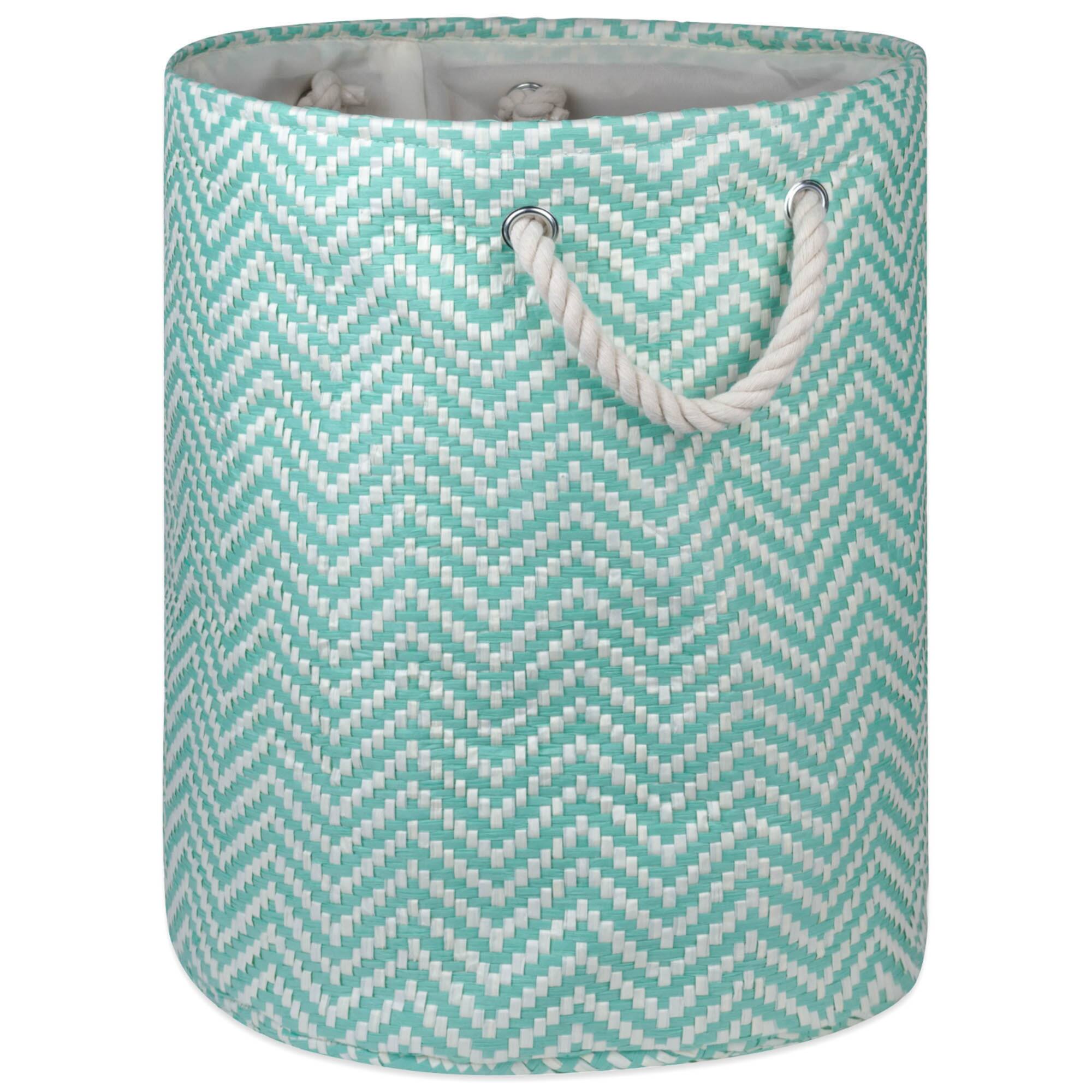 DII® Medium Round Chevron Paper Bin